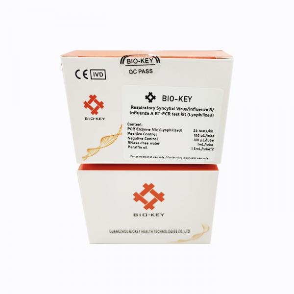 Quality Influenza B / A Respiratory Syncytial Virus RT PCR Test Kit 24 Tests/Kit Lyophilized for sale
