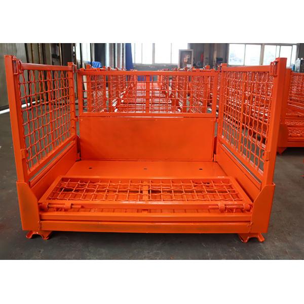 Quality Stillage Collapsible Cage Pallet Manufacturers Woven Wire Mesh 50x50 1.5T for sale