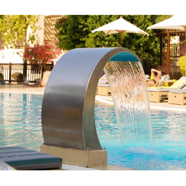 Quality Wall Mount 200cm Stainless Steel Waterfall Jet for sale