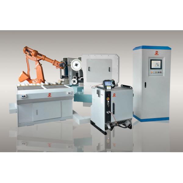 Quality Automatic Robotic Grinding Cell , Robotic Deburring Machine For Hardware Fitting for sale