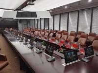 China Manual Sliding Design Desktop Power Outlet For Conference Room Table AV Solution factory