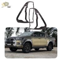 China Matte Black Car Tail Light Cover For Hilux Revo Rocco 2021 factory
