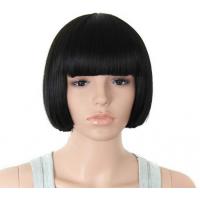 China Lace Front Synthetic Hair Wigs With Baby Hair , Short Back Straight Wigs factory