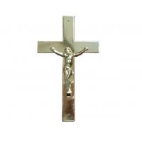 Quality Silver Color Plastic Jesus Coffin Crucifix Size 24 × 14 Cm For Funeral Casket for sale