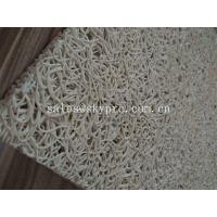 China White Waterproof Rubber Mats PVC Coil Mats Memory Plastic , 4000 G/M2 factory