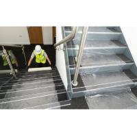 China Stable Adhesive Carpet Protector Film Clear Color PE Material For Stairs factory