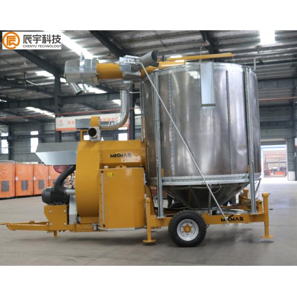 Quality 10ton Capacity Mobile Rice Dryer 18m3 31.5KW Circulating Grain Dryer for sale