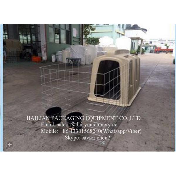 Quality Plastic Calf Hutch With Stainless Steel Fence And Cow Cubicles For Dairy Farm for sale