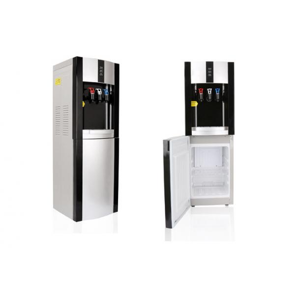 Quality 3 Tap Free Standing Water Dispenser , Floor Standing Water Dispenser With Refrigerator for sale