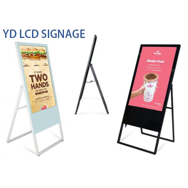 Quality Indoor Portable Floor Standing Lcd Advertising Display 47/49 Inch LCD Poster Screen for sale