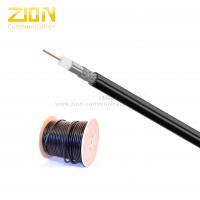 China Quad Shield Flooded Burial RG6 CATV Coaxial Cable with PE Jacket for Underground factory