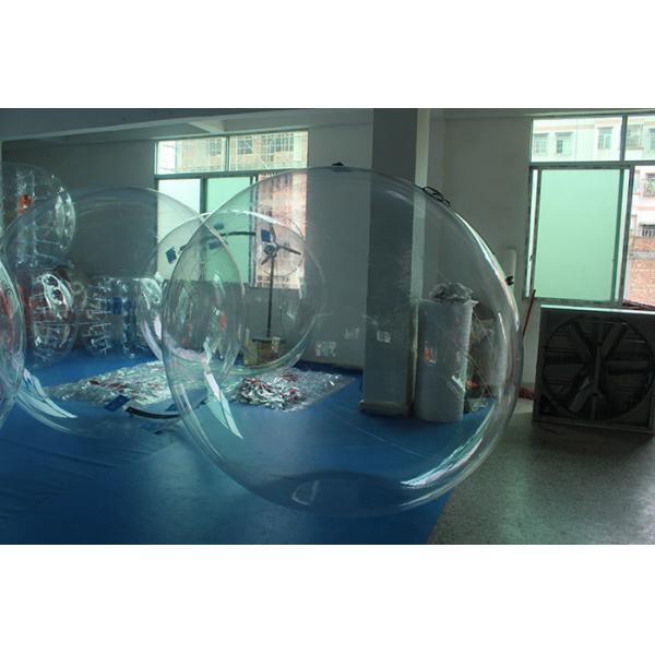 Quality Transparent Blue handle 3m Inflatable Human Sized Hamster Ball For Water Pool for sale