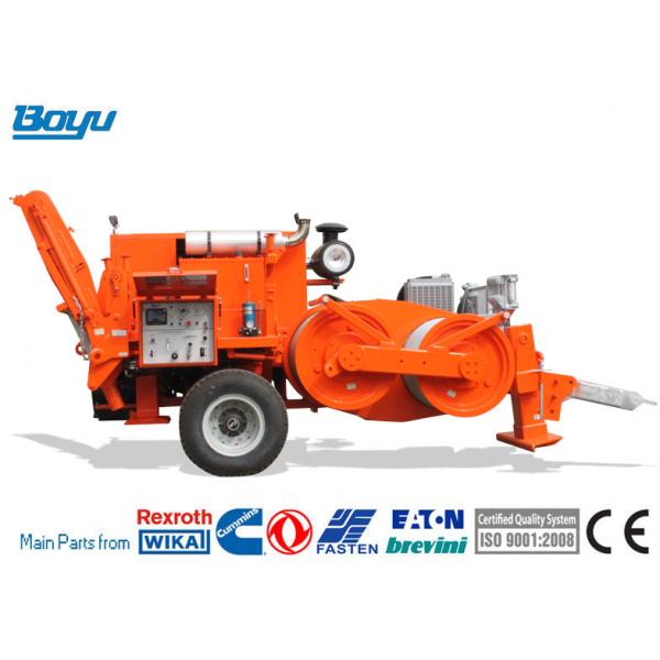 Quality 160kn Diesel 239kw 320hp Transmission Line Stringing Equipment Hydraulic Pulling Machine for sale