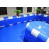China Blue Baby Large Inflatable Swimming Pool Safe 0.55mm Pvc Materia Customized factory