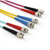 Quality ST TO ST Fiber Patch Cable 7m Multimode Patch Cord OM4 OM3 for sale
