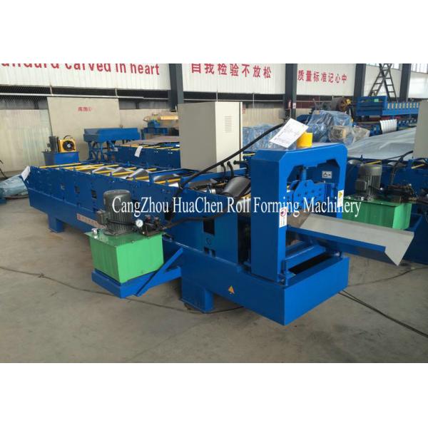 Quality Color Coated Galvanized Ridge Cap Roll Forming Machine Two Output Tables for sale