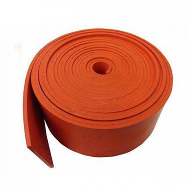 Quality Duro 40 Natural Rubber Skirting Orange Red Rubber Conveyor Skirtboard for sale