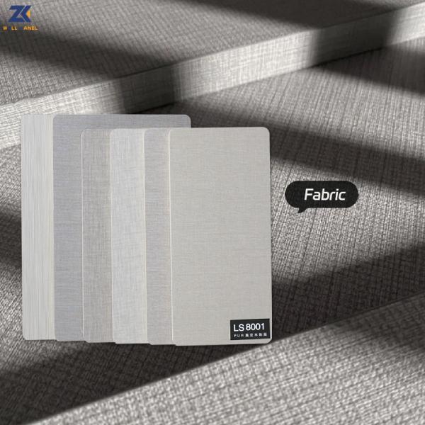 Quality 5mm 8mm Fabric Bamboo Charcoal Fibre Board Waterproof Moisture Proof OEM ODM for sale