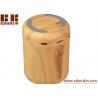 China 2018 newest hot sell cylinder portable wireless wooden speaker factory