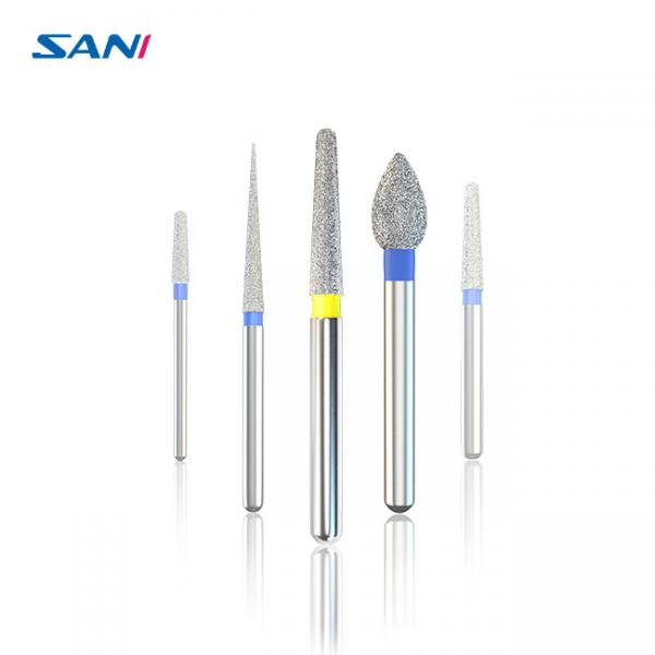 Quality Stainless Steel 5pcs/Box FG Dental Diamond Burs For High Speed Handpiece for sale