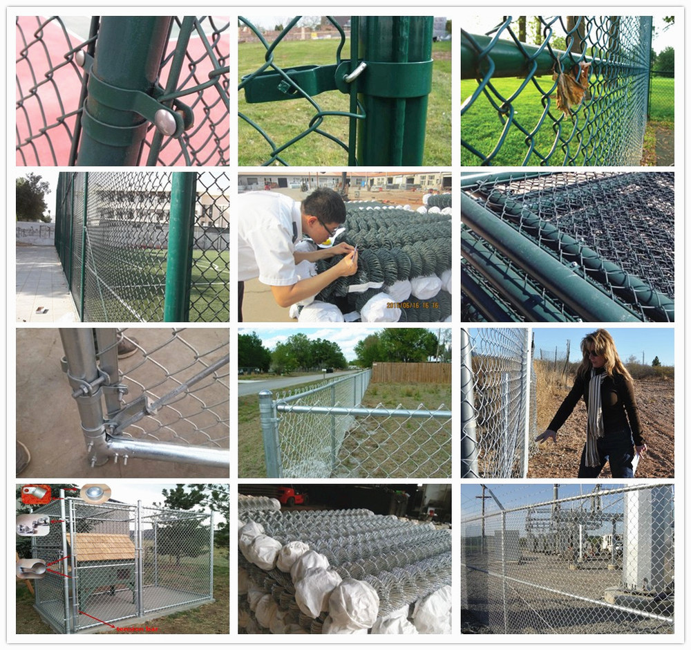 Chain Link Cyclone Welded Wire Mesh Fence Hurrican Fencing Panels