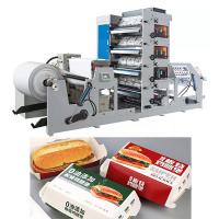 Quality 850mm 60m/Min Kraft Paper Carton Box Flexo Printing Machine 6 Color Printing for sale