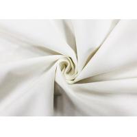 China 240GSM Soft 100% Polyester Brushed Fabric for Accessories Clothes White factory