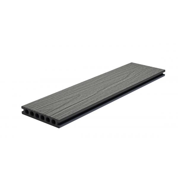 Quality Brushing WPC Floor Decking 138 X23 Mm Mouldproof Capped Composite Decking Boards for sale
