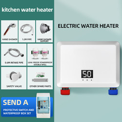 Quality Instant Mini Smart Electric Tankless Water Heater 5500W / 6000W for sale