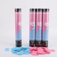 Quality 30cm Pink confetti cannons for sale, gender reveal confetti cannon for sale