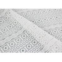 China Embroidered Guipure Water Soluble Lace Cotton Chemical Lace Fabric For Clothing factory