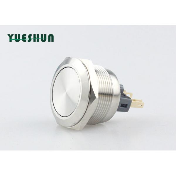 Quality 25mm Panel Mount Push Button Switch , Stainless Steel Push Button Switch for sale