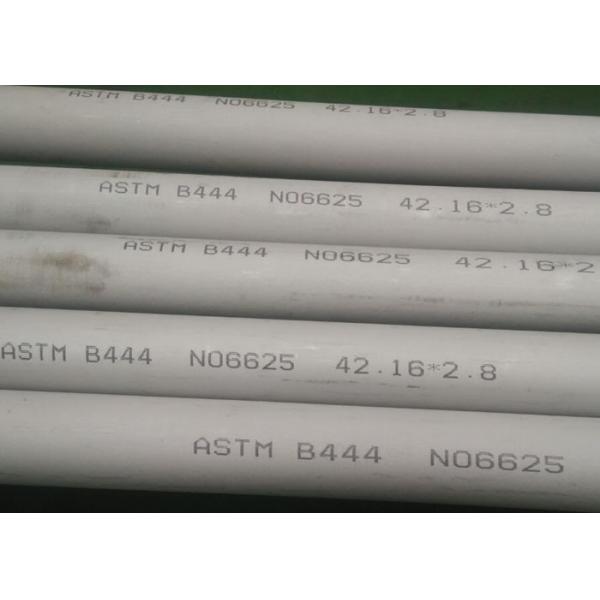 Quality 42.16 * 2.8mm Brushed Nickel Tubing , Anti Aqueous Corrosion Inconel 625 Seamless Tube for sale