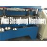 China Pre-cutting Sheet Metal Cold Roll Forming Machine With Gear / Sprocket Driving factory