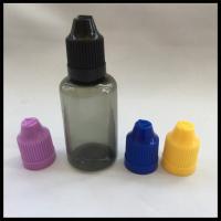 China Black 30ml E Liquid Bottle Pet Dropper Bottles Plastic E Cigarette Bottle factory