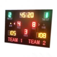Quality Reliable Led Basketball Scoreboard 8 Inch Digits In Different Color With Team Name for sale