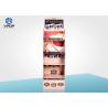 China Advertising POP Corrugated Retail Store Drinking/ Food Shelf Display Stand factory