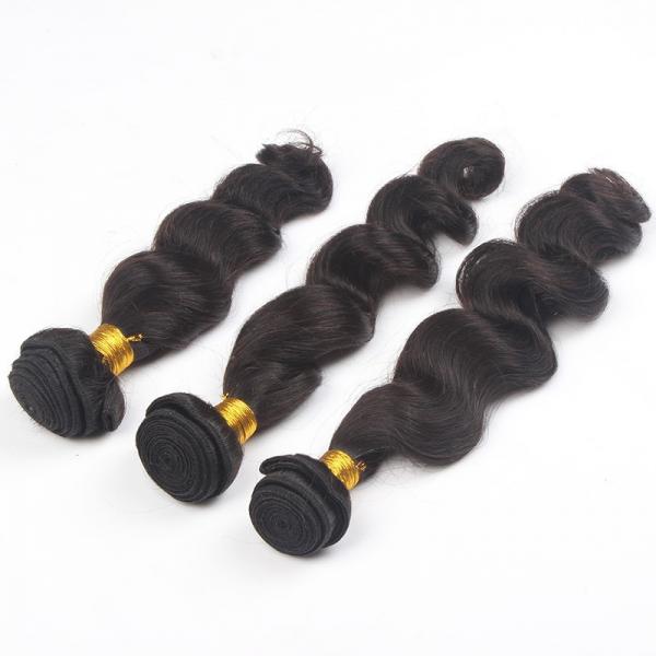 Quality Thick Buttom 7a Virgin Hair 3 Bundles Real Human Brazilian Loose Wave Hair Bundles for sale
