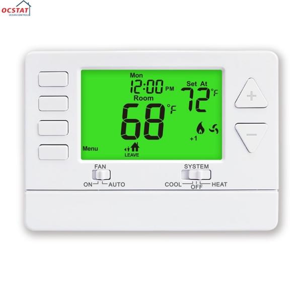 Quality Digital LCD Battery 24V Electronic Room Thermostat For Temperature Control for sale