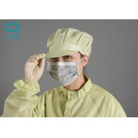 China 5mm Strip Anti Static Unisex Clean Room Cap Customized Color factory