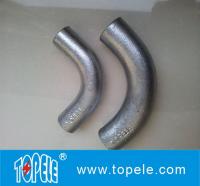 China BS4568 Conduit Fittings 20mm, 25mm Malleable Iron Solid Elbow , 90 Degree factory
