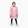 China Wholesale Children'S Boutique 12M - 4T Pink Warm Down Outerwear Hooded Kids Clothes Winter Long Winter Coats Kids Girls factory