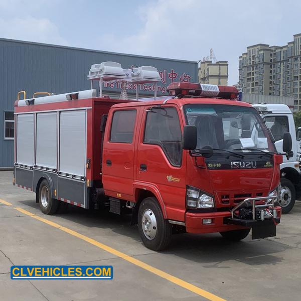Quality 600P 130hp ISUZU Fire Fighting Emergency Rescue Truck Diesel Engine for sale