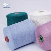 China Sustainable Recycled Polyester Viscose Yarn 35 Viscose Dyed Blended Yarn factory