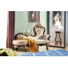 China Wood Carved Elegant European Luxury Chaise Lounge factory