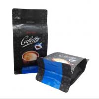 china 300 Microns 125g Personalized Biodegradable Coffee Bags With Valve And Zipper