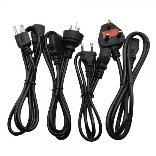Quality 50mm Length 3 Pin AC Power Cord Cable 110V For Home Appliance for sale