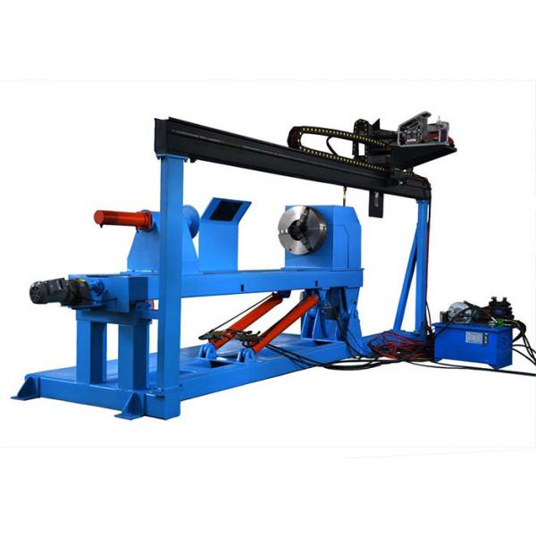 Quality 0.6MPa 500mm Hydraulic Cylinder Cap Automatic Welding Machine for sale