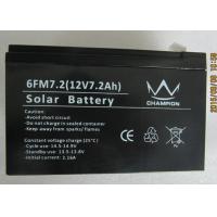 Quality 6fm7.2 Deep Cycle Black Charging Lead Acid Batteries With Solar for sale