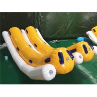 China Commercial 4 Persons Inflatable Water Toys / Inflatable Banana Boat Towable Tube For Skiing On Water factory
